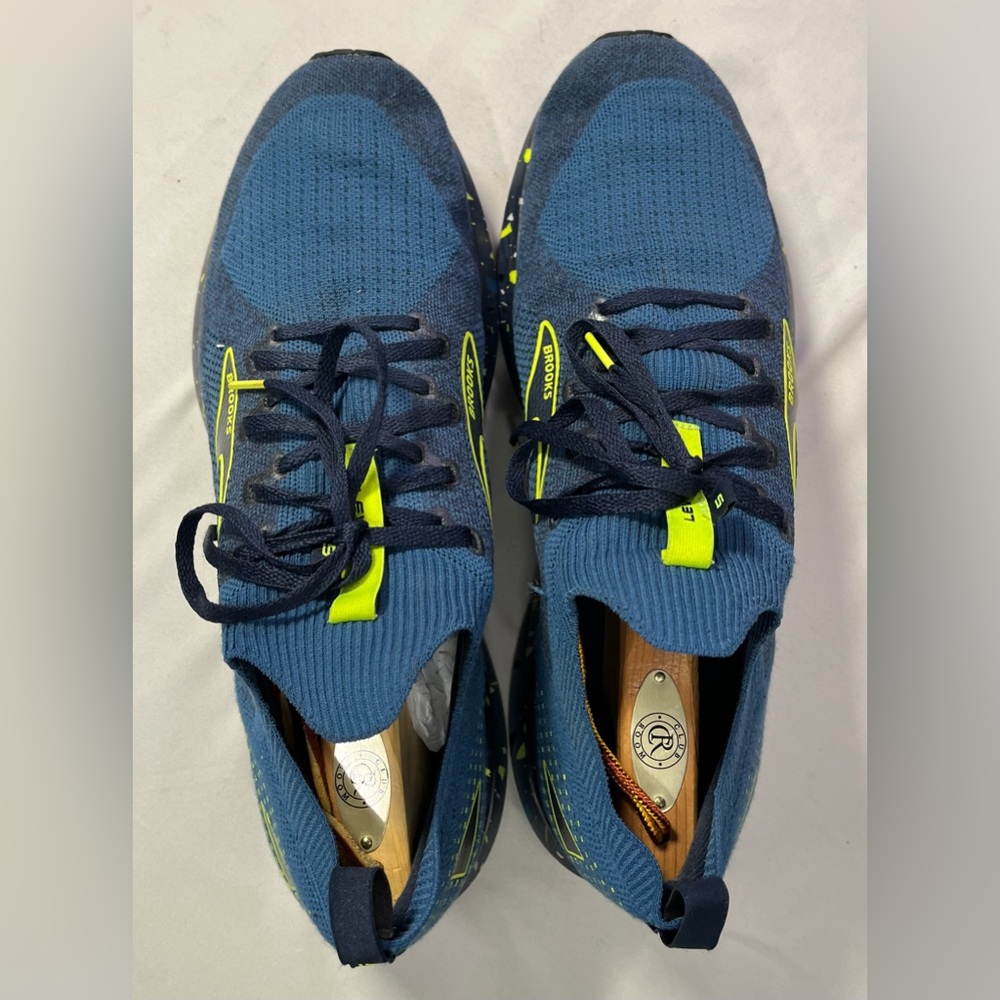 Brooks Levitated Stealthfit 5 Energize Blue Runners Everyday Sneakers Shoe - 13 - Picture 4 of 10